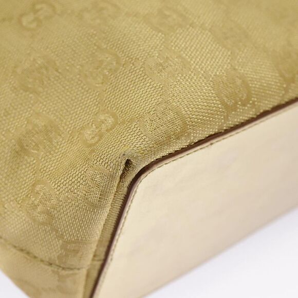Gucci Gold Canvas Tote Bag (Pre-Owned) - Picture 11 of 16